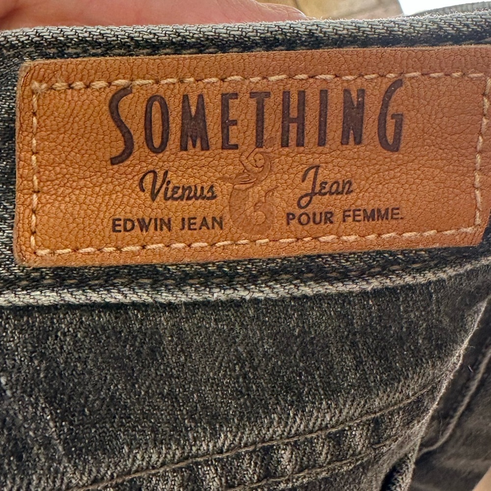 Edwin Something-Cut Off Jean Shorts-Size 28 - Picture 2 of 11